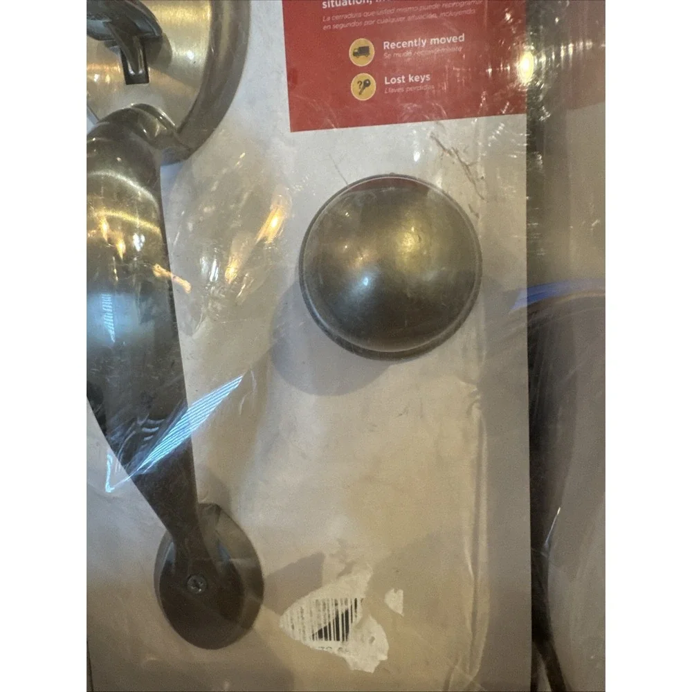 Kwikset Dakota Satin Nickel Exterior‎ Handleset with Deadbolt